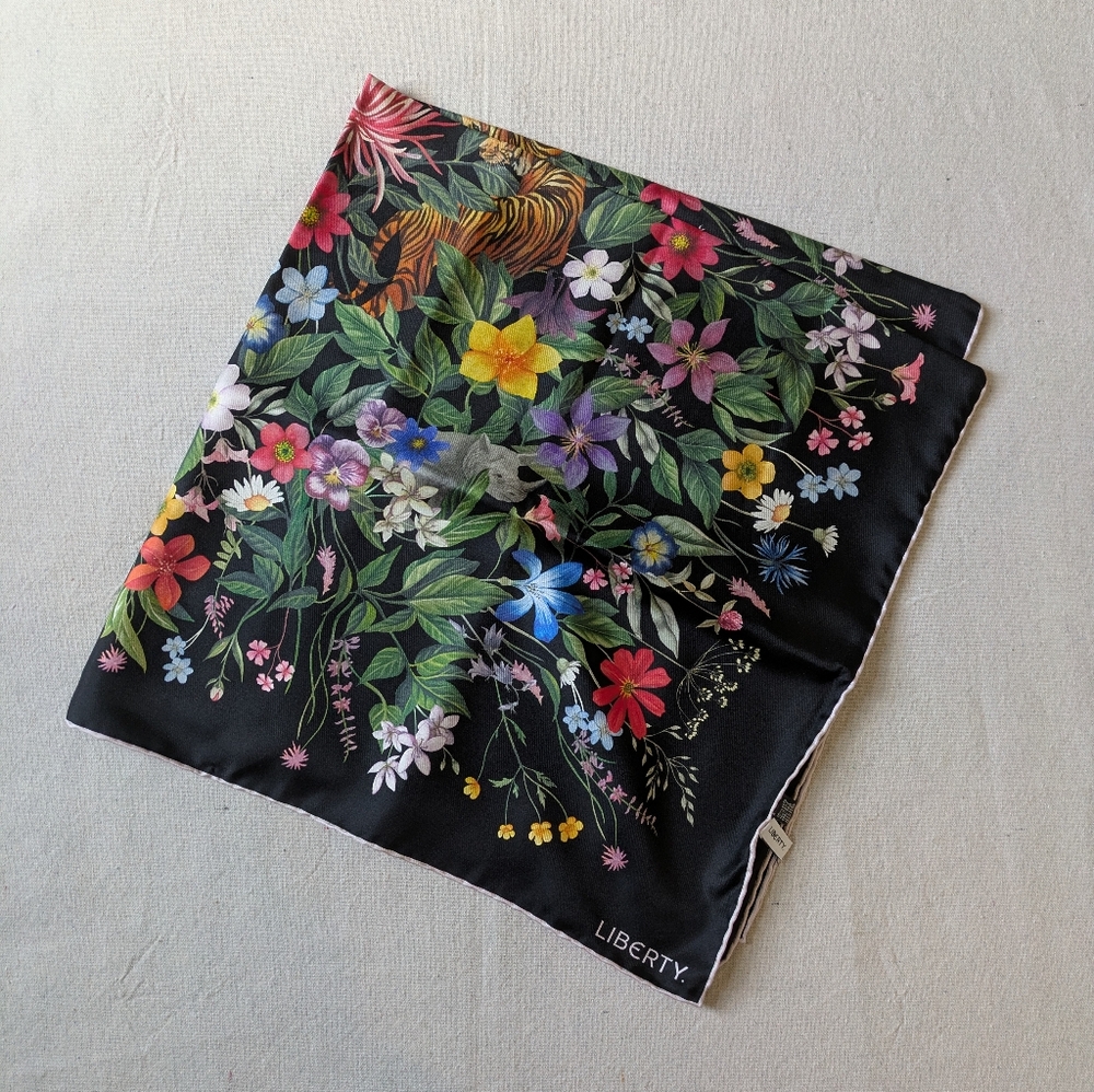 Liberty Of London Floral Silk Scarf